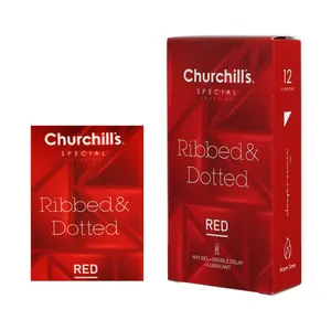 کاندوم چرچیلز مدل Hot Gel بسته 12 عددی به همراه کاندوم چرچیلز مدل Hot Gel بسته 3 عددی