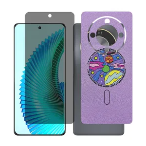 Glass together model privacy screen protector suitable for Honor X9b mobile phone with back cover sticker
