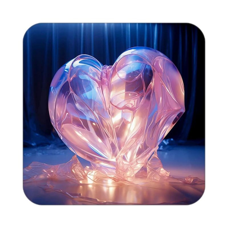 زیر لیوانی کاکتی مدل عاشقانه کد mp10588