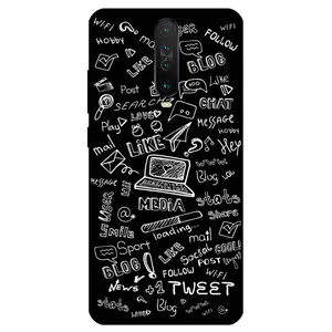 Megafone Social Media 1898 Cover For Xiaomi Redmi K30