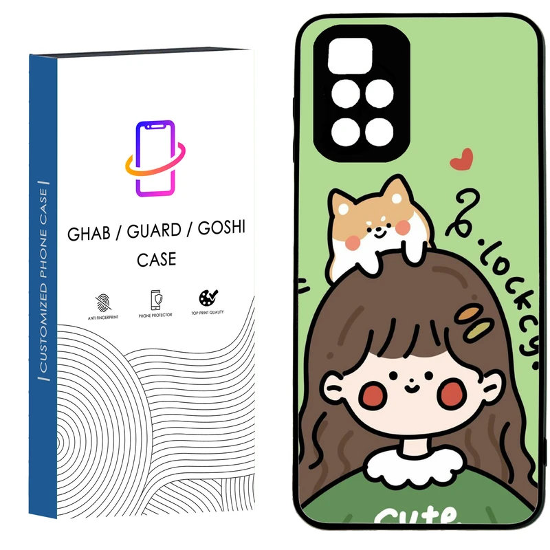 کاور قاب گارد گوشی طرح دخترانه کد 14  - TPU مناسب برای گوشی موبایل شیائومی Redmi Redmi 10 4G