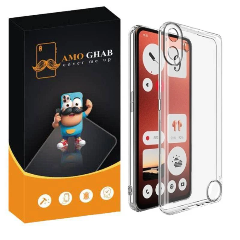 کاور عمو قاب مدل Crystal مناسب برای گوشی موبایل ناتینگ فون CMF Phone 1