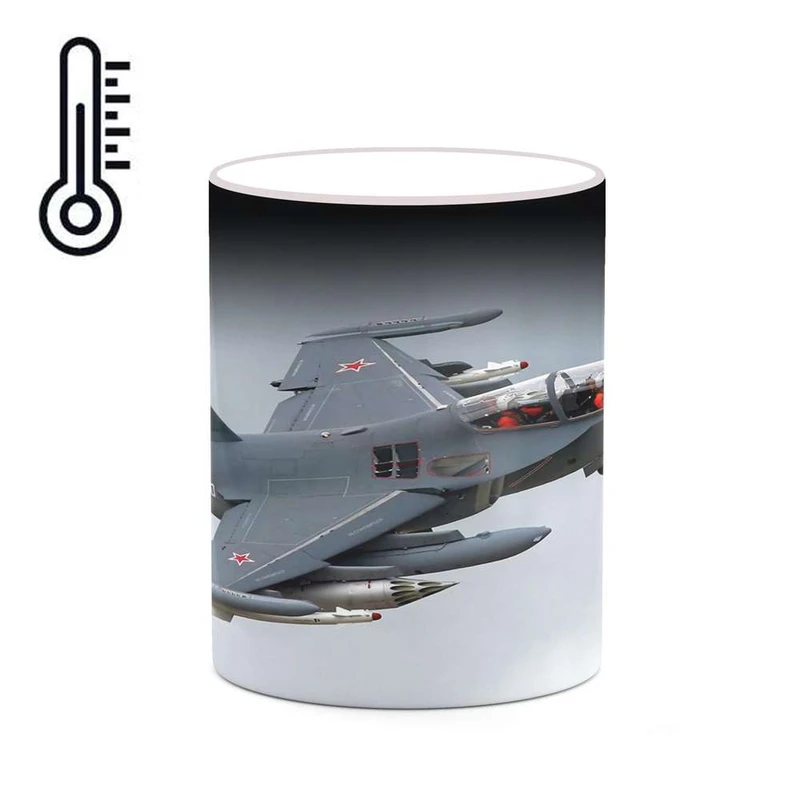 ماگ حرارتی کاکتی مدل هواپیمای جنگنده کد mgh20404