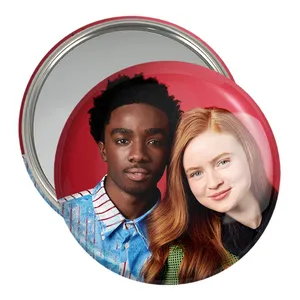 آینه جیبی خندالو مدل سیدی و کیلب سریال استرنجر تینگز Stranger Things  کد 19319