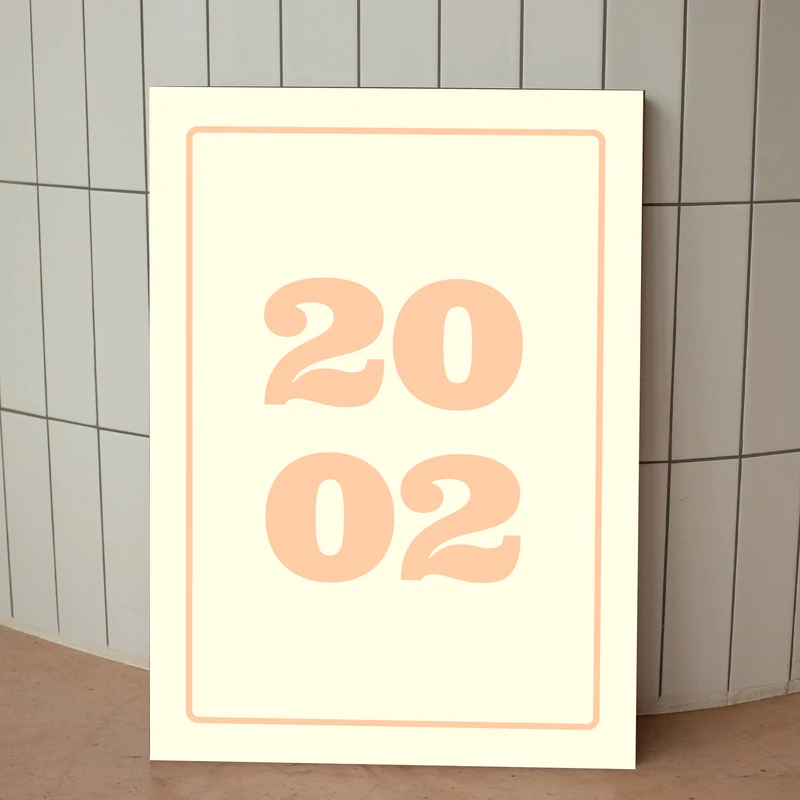 تابلو شاسی مدل سال تولد 2002 میلادی کد 1027