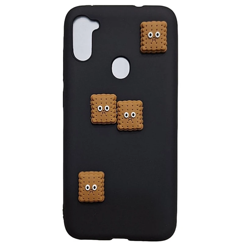 کاور طرح بیسکویت برجسته مدل A11 مناسب برای گوشی موبایل سامسونگ Galaxy A11