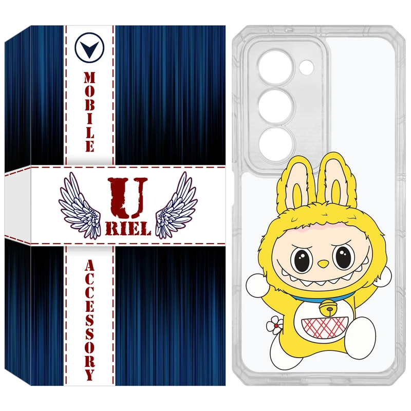 کاور یوریل مدل Clear کد 122 طرح لبوبو Labubu مناسب برای گوشی موبایل شیائومی Redmi 15 4G