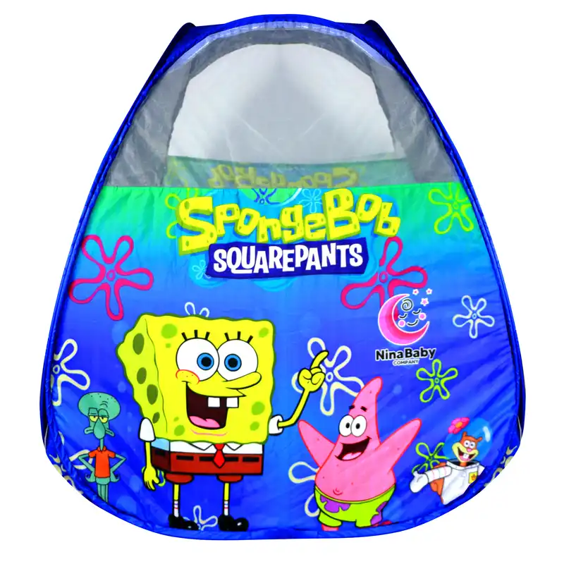 چادر بازی کودک نینا بی بی مدل باب اسفنجی و پاتریک کد 456