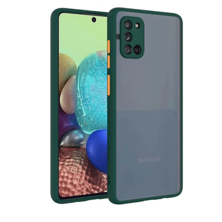 کاور مدل پشت مات لنزدار مناسب برای گوشی موبایل سامسونگ galaxy 31 