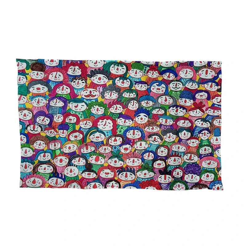 کاغذ کادو ترمه طراحان ایده مدل رنگی رنگی ها کد prs024 بسته 10 عددی