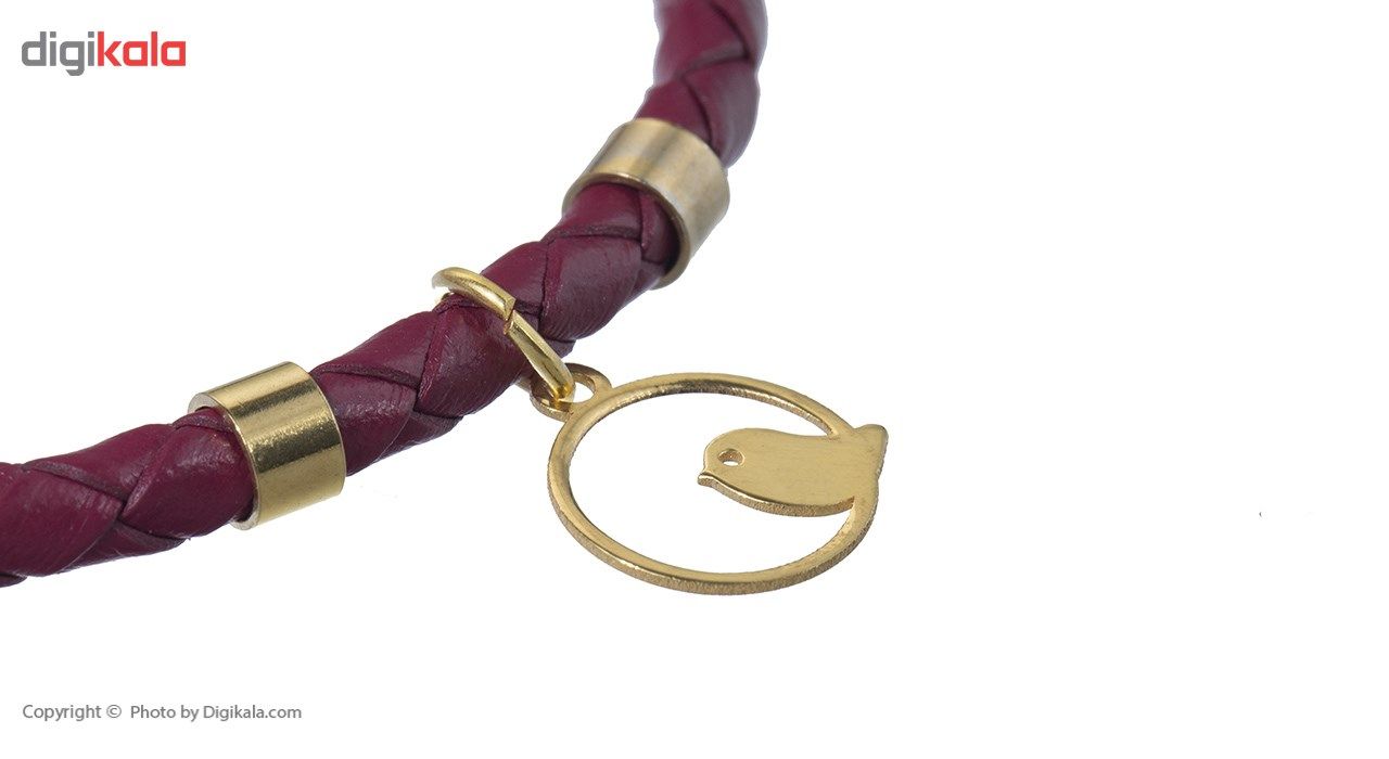 دستبند طلا 18 عیار زنانه رزا مدل BW155 -  - 4