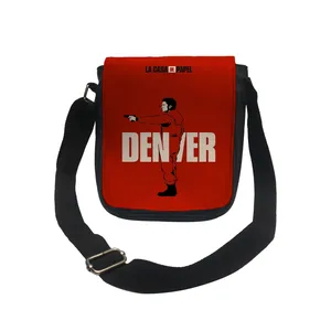 کیف دوشی بچگانه  طرح money heist مدل k1255