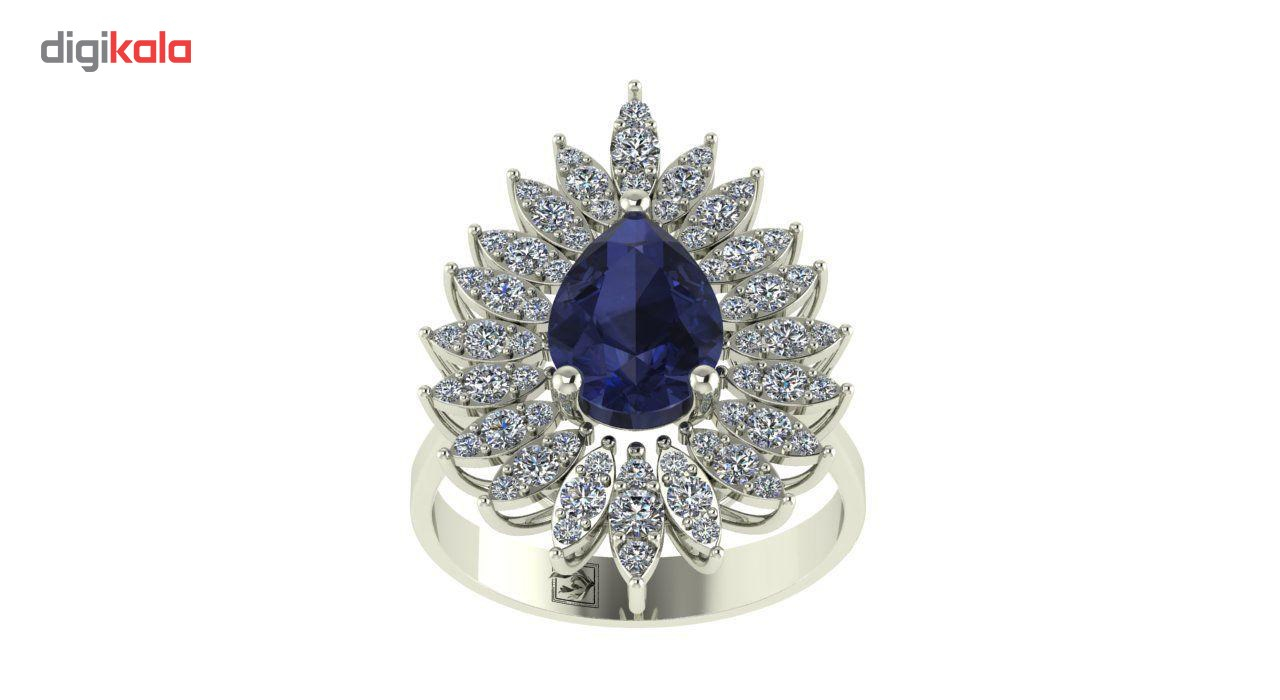 انگشتر طلا 18 عیار  اونیکست مدل 1949 Sapphire