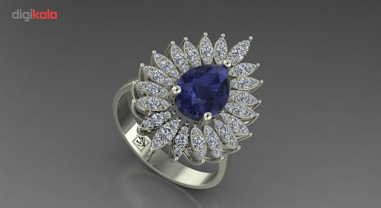 انگشتر طلا 18 عیار  اونیکست مدل 1949 Sapphire