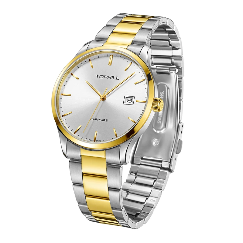 ساعت مچی عقربه‌ای کوارتز مردانه تاپ هیل مدل TW077G.S6652