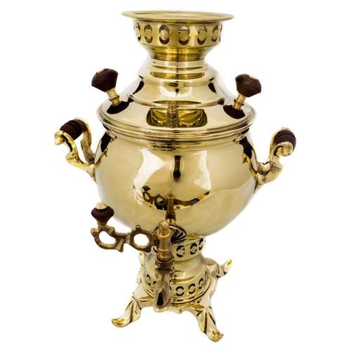 سماور زغالی زنجان مدل Z-85 ظرفیت 3 لیتر