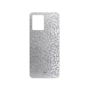 MAHOOT Silver-Silicon Cover Sticker for Oppo Reno 8 4G