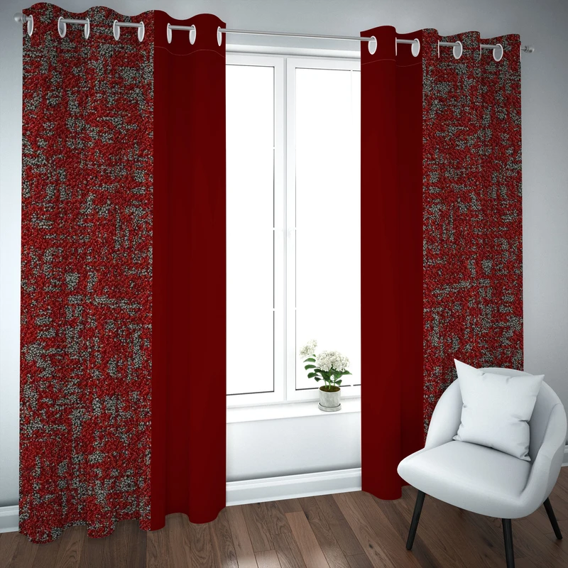 پرده مدل چاپی هازان سایز 300×150 سانتی متر 