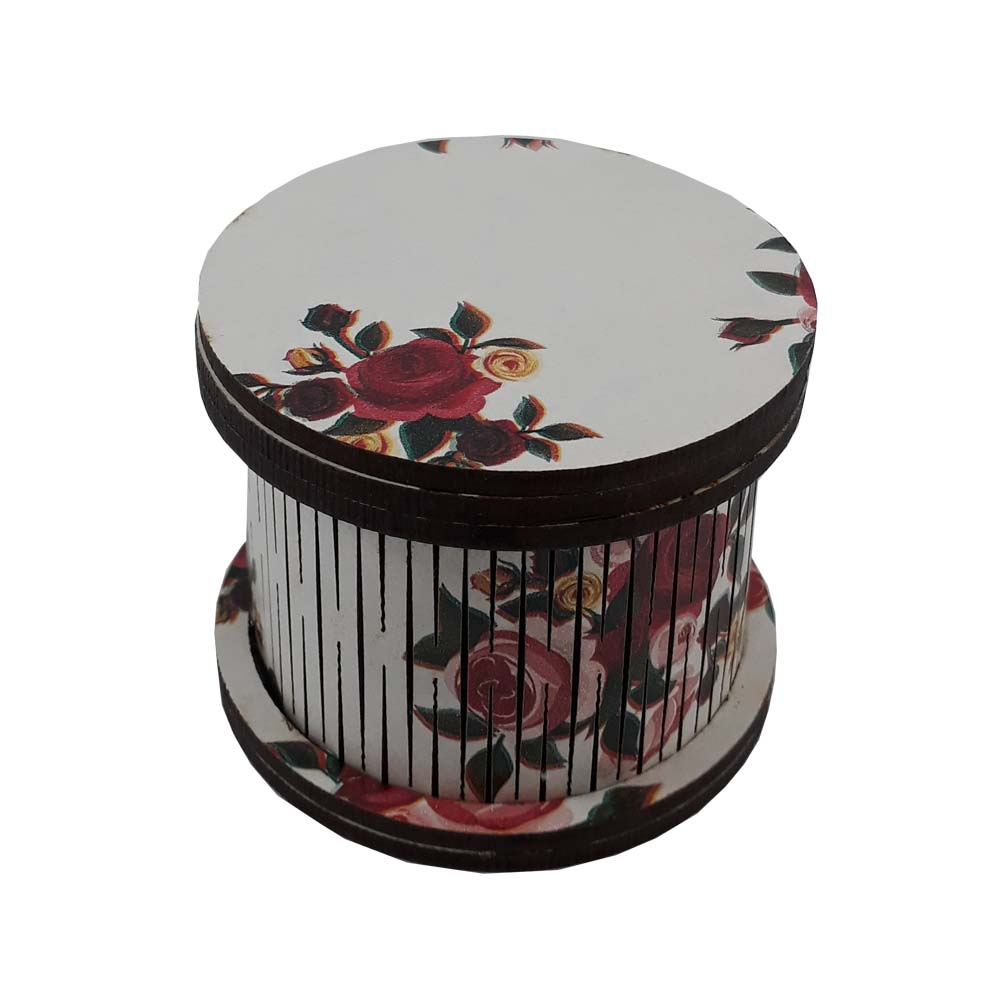 جعبه انگشتر طرح Flower کد 02