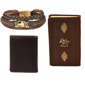 ست هدیه طرح تولد آذر   کهن چرم  مدل m110- 9
