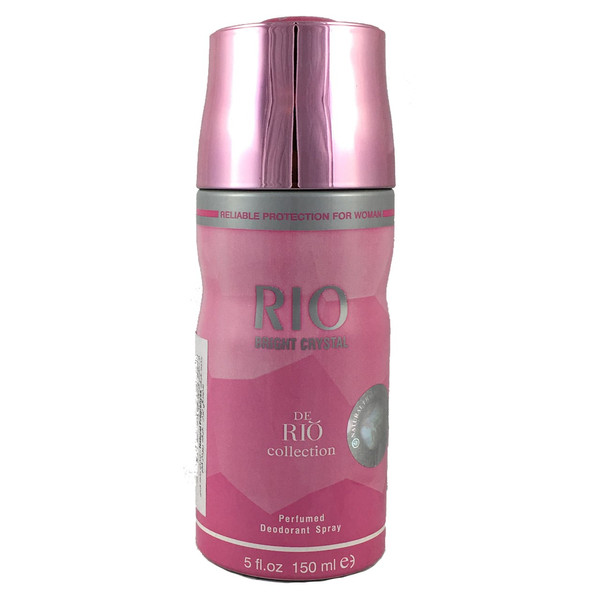اسپری ضد تعریق زنانه ریو کالکشن مدل Rio Bright Crystal حجم 150ml