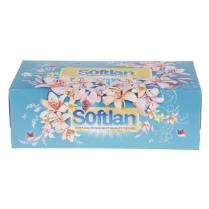 دستمال کاغذی 150 برگ سافتلن مدل Heaven Garden
