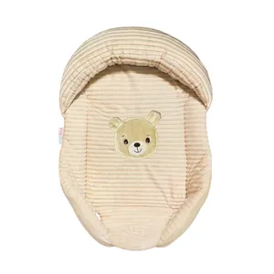 قنداق نوزادی  پینک بلو  مدل سوئیسی طرح خرس از مجموعه خرس و خرگوش