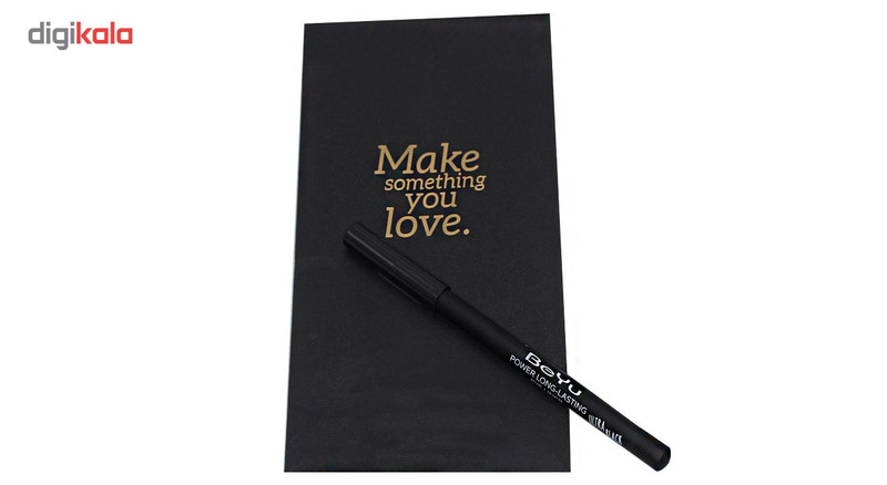 مداد چشم بی یو مدل Power Long- Lasting Ultra Black 01K5