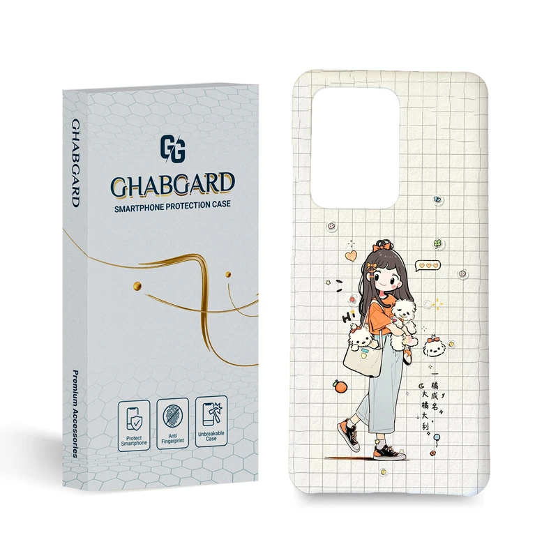  کاور  قاب گارد مدل دخترانه مناسب برای گوشی موبایل سامسونگ Galaxy S21 Ultra 