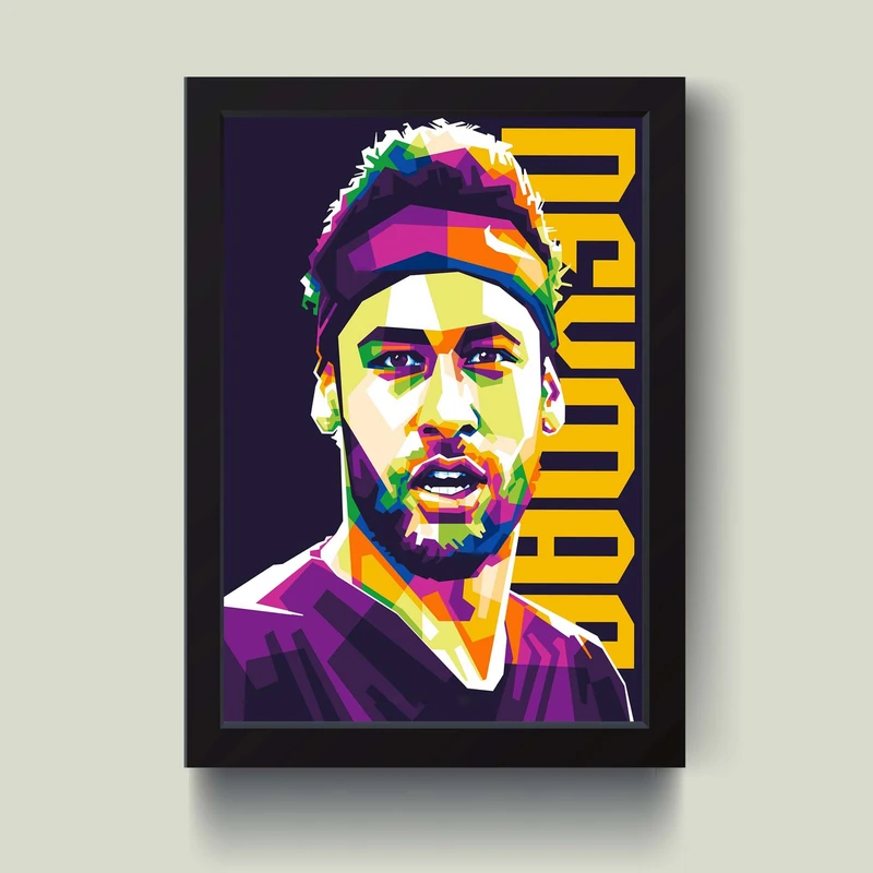 تابلو مدل نیمار Neymar کد m2427-b