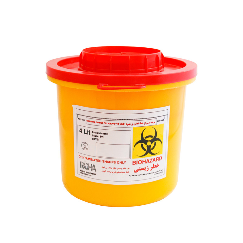 سیفتی باکس رحا مدل R4000 ظرفیت 4000 میلی لیتر بسته 10 عددی