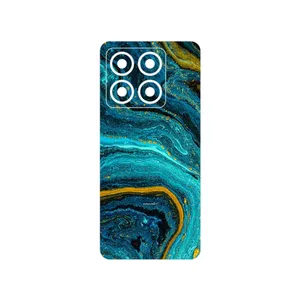 MAHOOT Turquoise marblewith golden streaks Cover Sticker for Xiaomi 14T