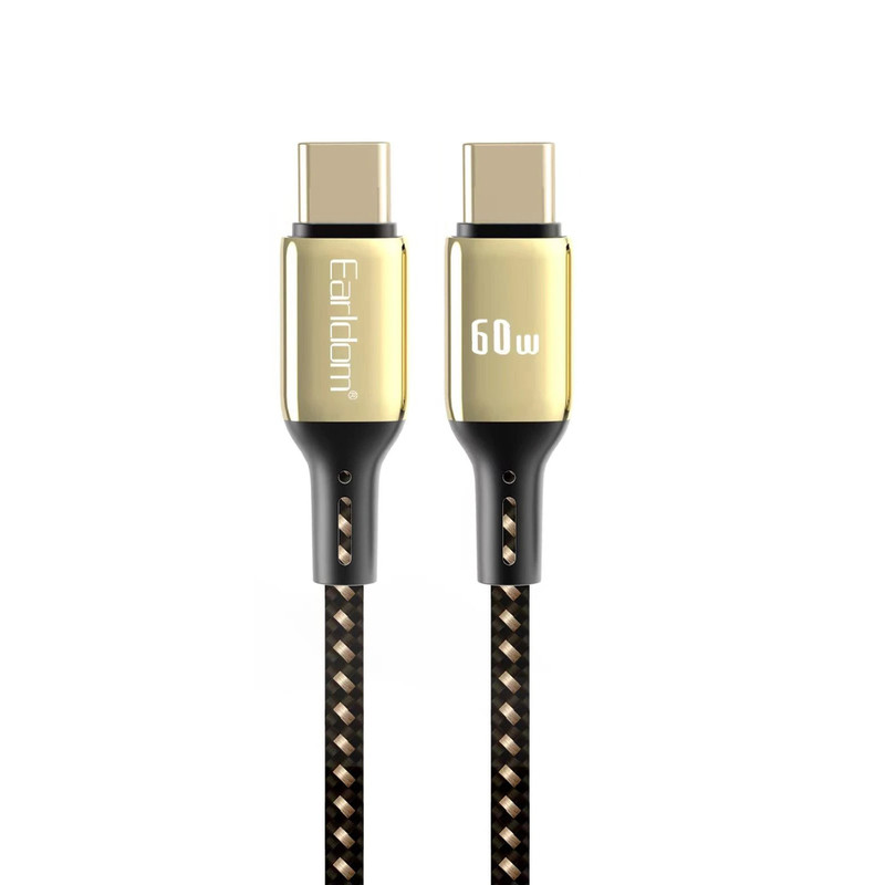 کابل تبدیل USB-C ارلدام مدل EC-141c PD60W طول 5 متر