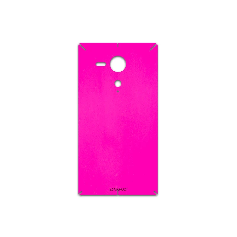 برچسب پوششی ماهوت مدل Phosphorus-Pink مناسب برای گوشی موبایل سونی Xperia SP