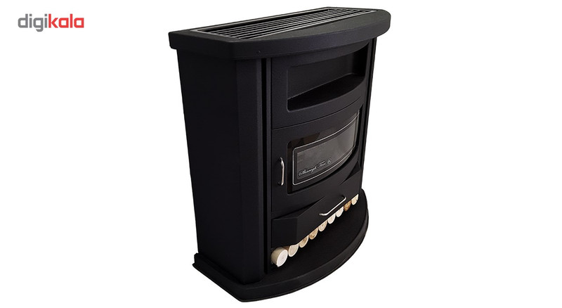 بخاری گازی شارق توس مدل اهورا طرح شومینه 220