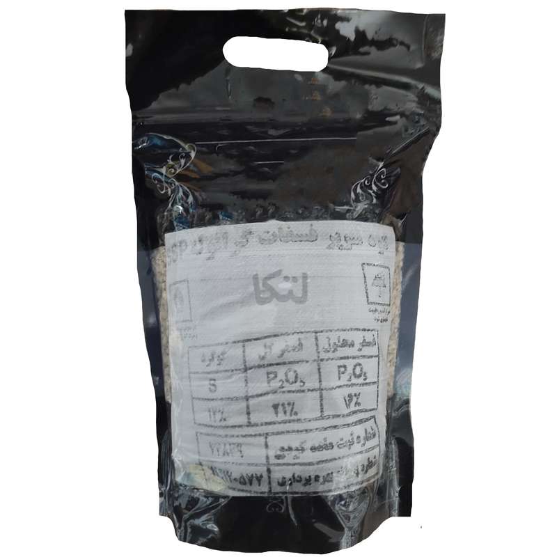 کود سوپر فسفات گرانول لتکا مدل ساده وزن 50 کیلوگرم