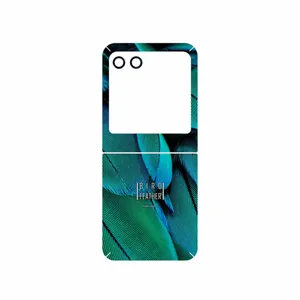 MAHOOT Green Feather Cover Sticker for Motorola Razr 40 Ultra