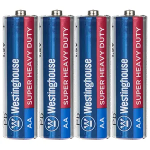 Westinghouse Super Heavy Duty AA Battery Pack of 4
