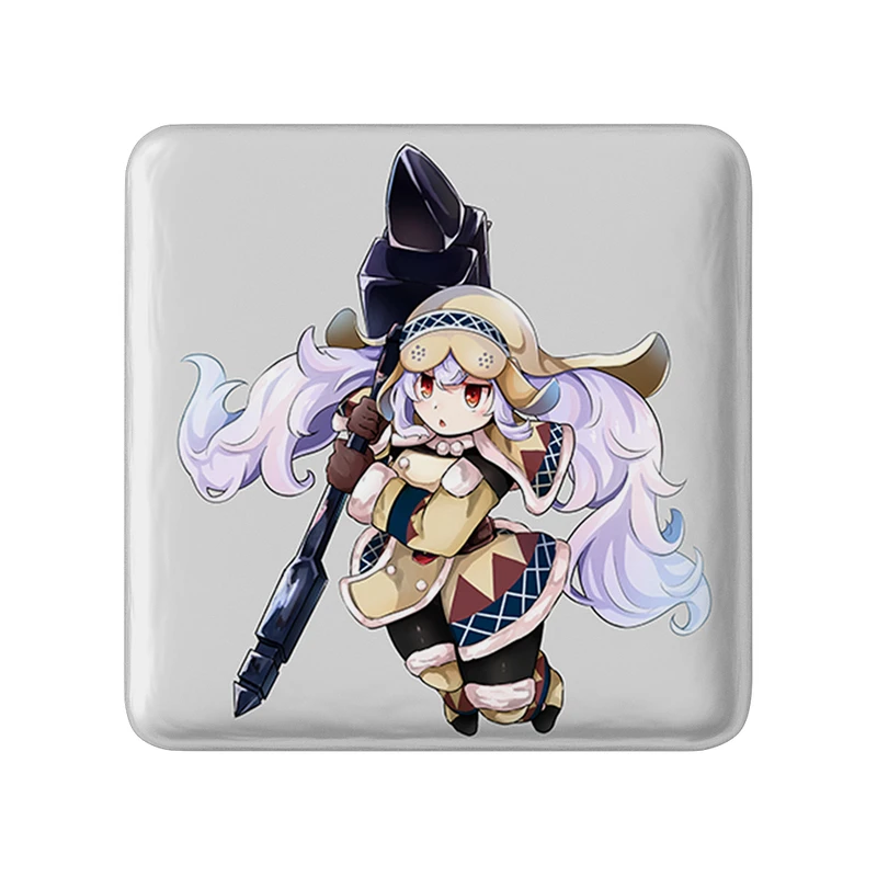 مگنت خندالو طرح بازی شکارچی هیولا (Monster Hunter) مدل مربعی کد 33186