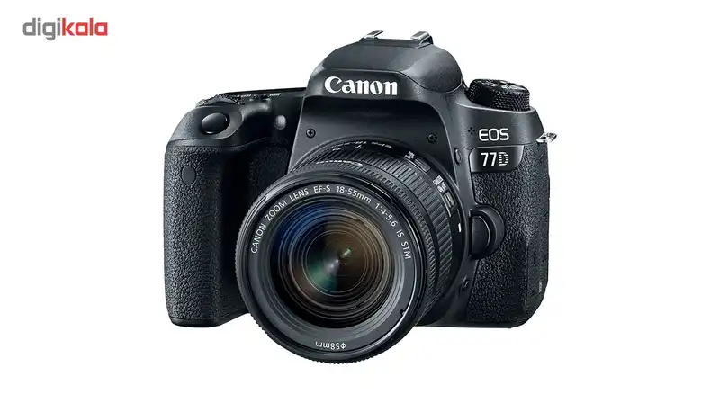 دوربین دیجیتال کانن مدل EOS 77D به همراه لنز 18-55 میلی متر STM