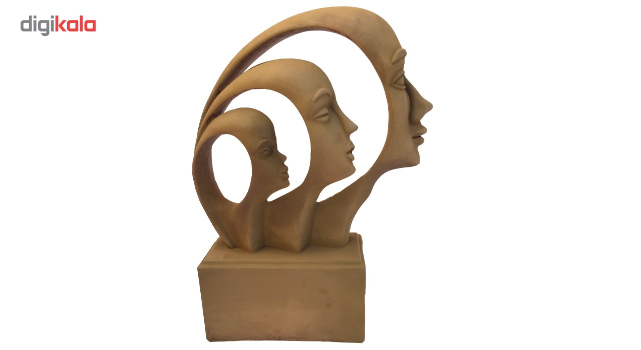 مجسمه طرح خاکی مدل سه رخ