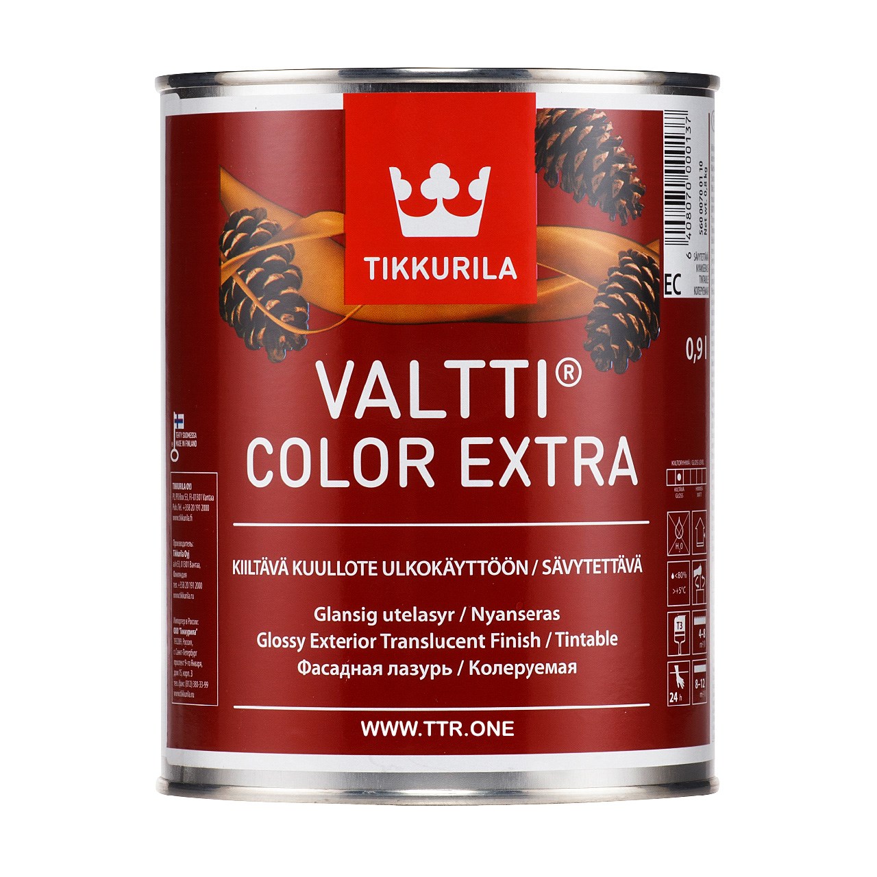 رنگ پایه روغن تیکوریلا مدل Valtti Color EXTRA 5071  حجم 1 لیتر