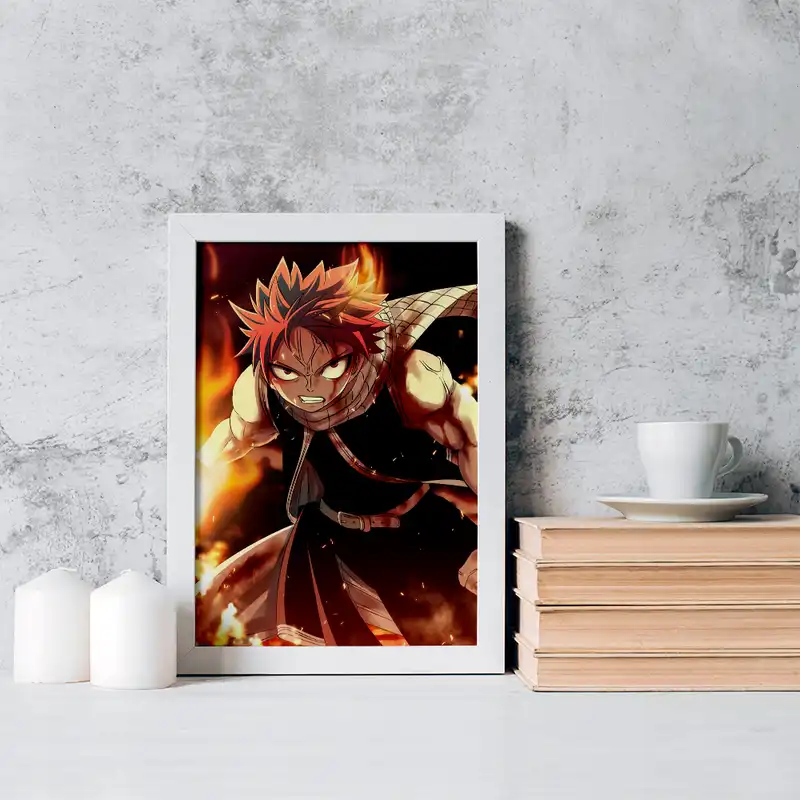 تابلو خندالو مدل ناتسو انیمه فری تیل کد 16478