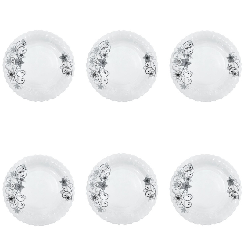 بشقاب غذاخوری پارس اپال مدل النا کد 642 بسته 6 عددی بشقاب غذاخوری پارس اپال مدل النا کد 642 بسته 6 عددی