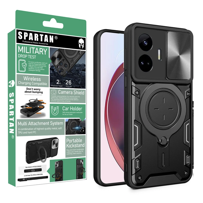 کاور اسپارتان مدل Magnet Ring مناسب برای گوشی موبایل ریلمی GT3