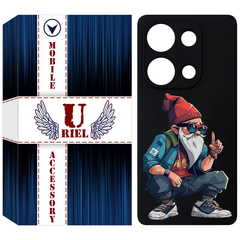 کاور یوریل مدل KSH کد 48 طرح پیرمرد مناسب برای گوشی موبایل شیائومی Redmi Note 13 Pro 4G / Poco M6 Pro 4G