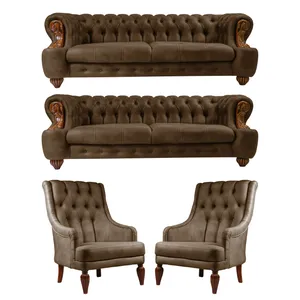 مبل راحتی هشت نفره چیدانه مدل چستر لمسه 