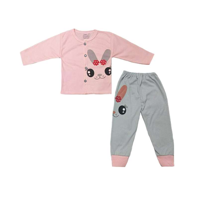 ست تی شرت و شلوار نوزادی مدل A018