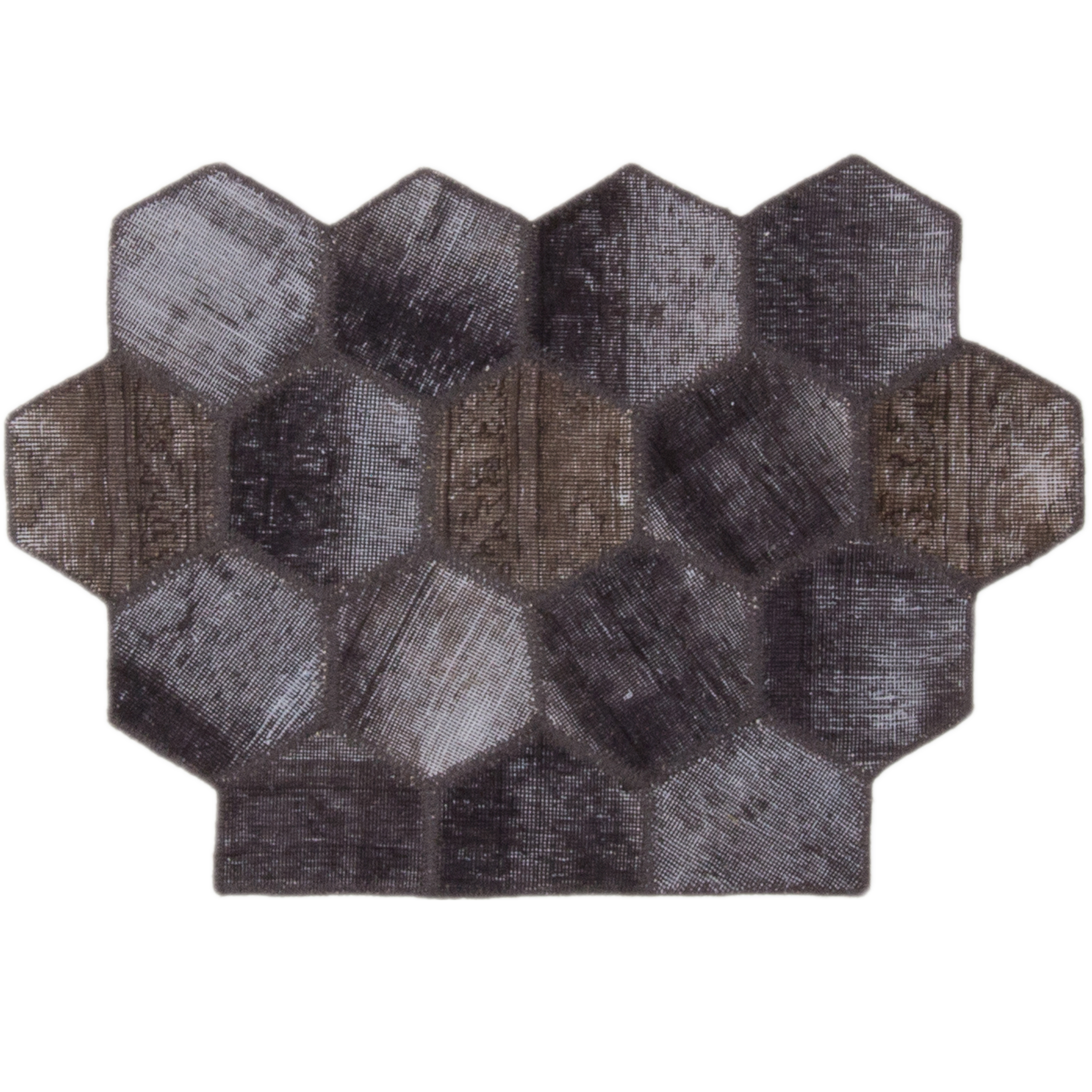 کلاژ فرش دستباف مدل کندو کد11756