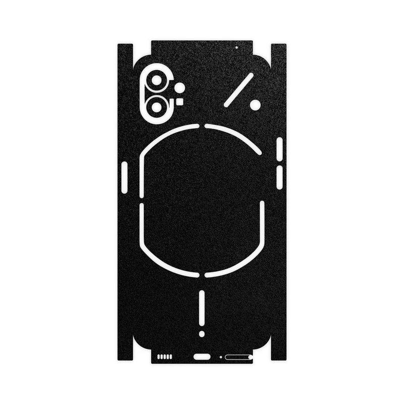 برچسب پوششی ماهوت مدل Black-Suede-FullSkin مناسب برای گوشی موبایل ناتینگ Phone 1